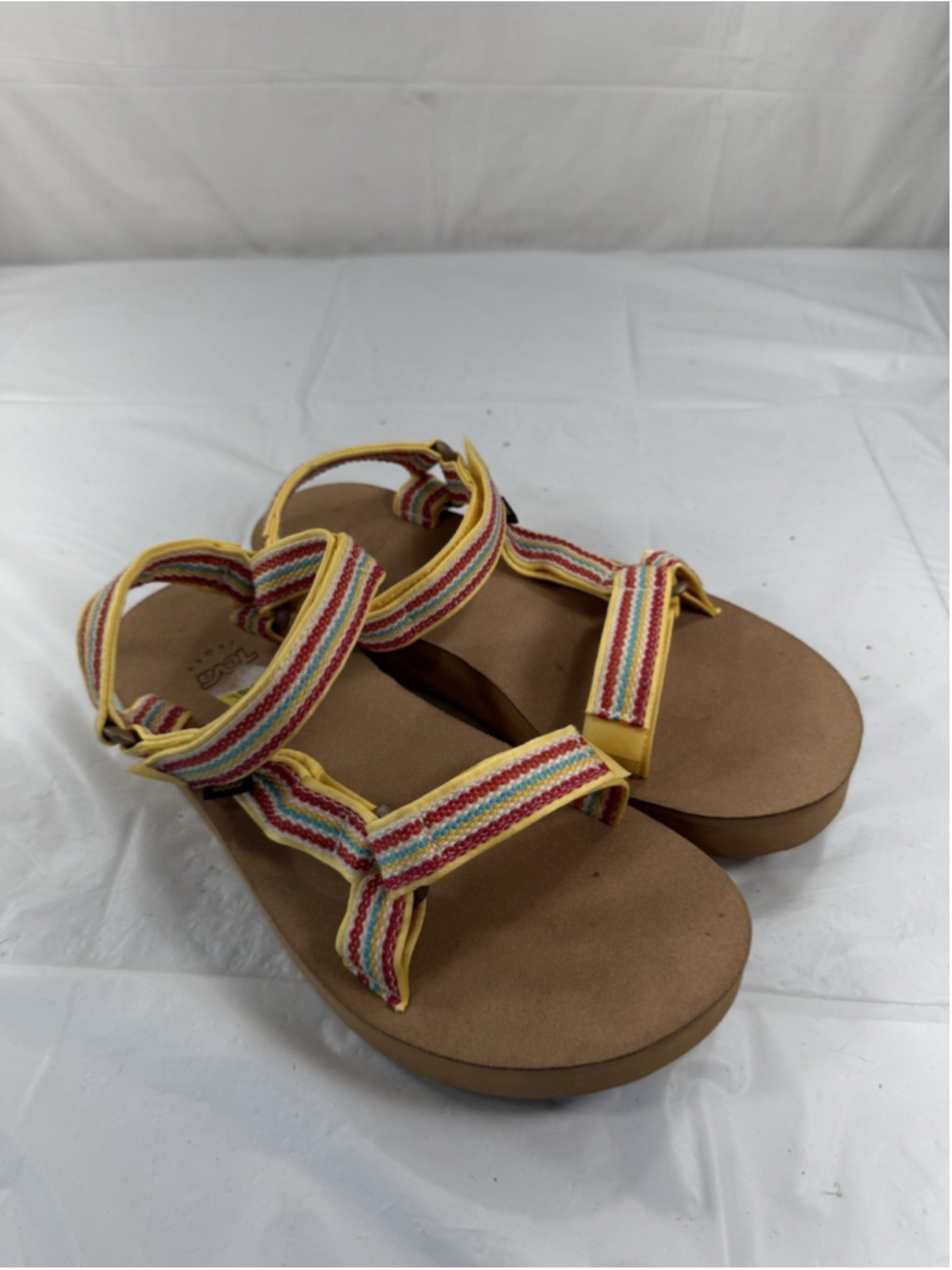 Teva Midform Universal Woven Sandals Coconut/Tanzine Women's Size 9 Medium - Picture 2 of 16